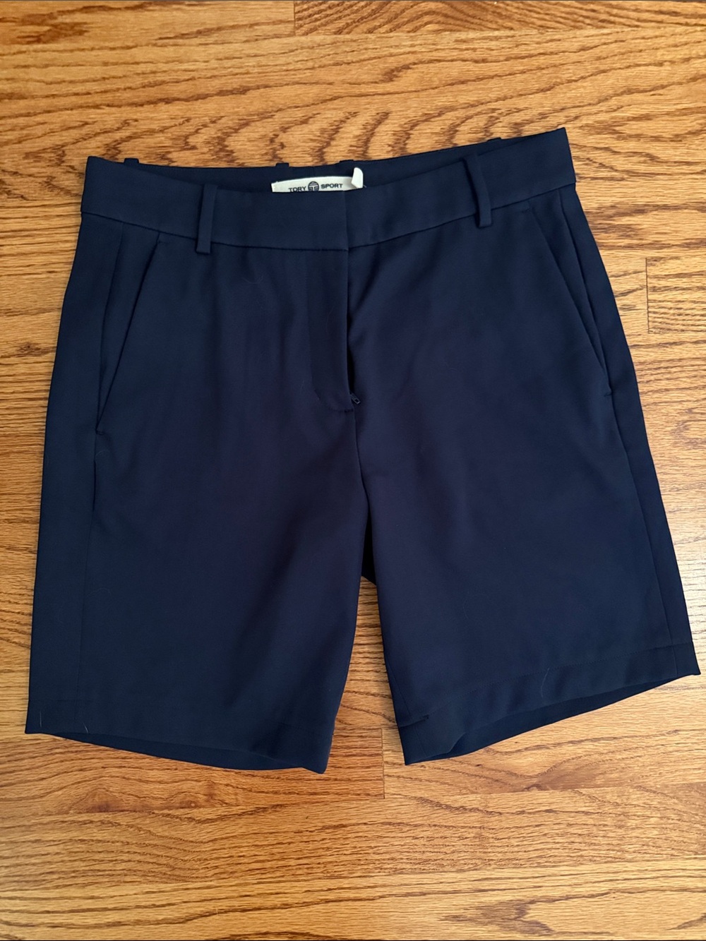 Tory Sport Navy Performance Tailored Shorts